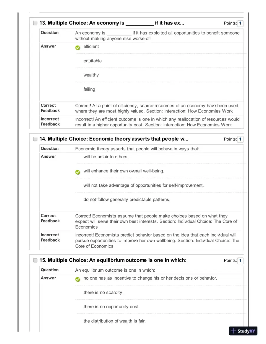 Microeconomics, 3rd Edition Test Bank, page 7