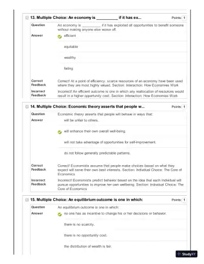 Microeconomics, 3rd Edition Test Bank - Page 7 preview image