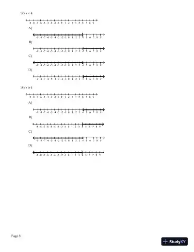 Test Bank for College Algebra Enhanced with Graphing Utilities , 7th Edition - Page 10 preview image