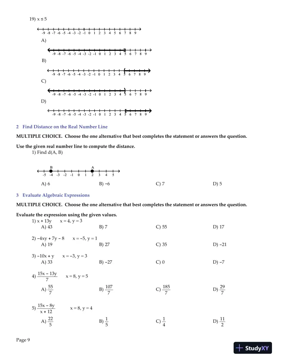 Test Bank for College Algebra Enhanced with Graphing Utilities , 7th Edition, page 11
