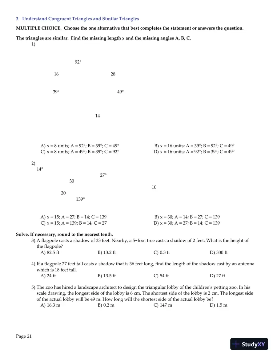 Test Bank for College Algebra Enhanced with Graphing Utilities , 7th Edition, page 23