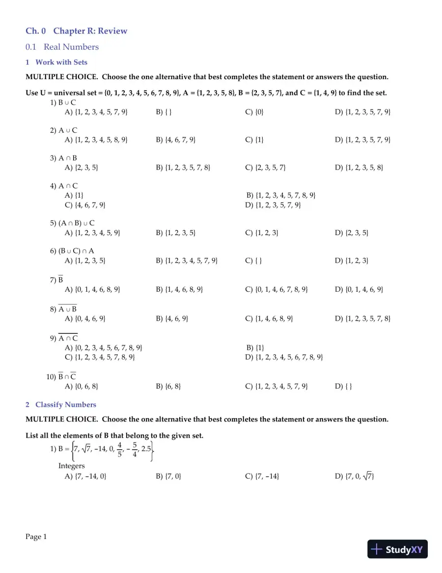 Test Bank for College Algebra Enhanced with Graphing Utilities , 7th Edition, page 3