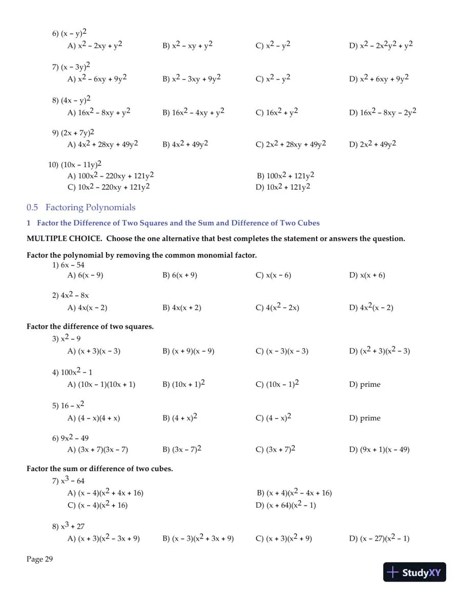 Test Bank for College Algebra Enhanced with Graphing Utilities , 7th Edition, page 31