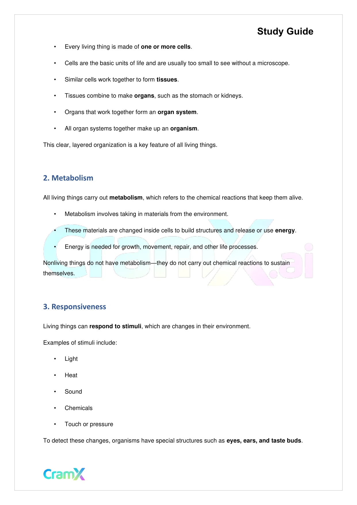 Biology - The Science of Biology - Page 3 preview image