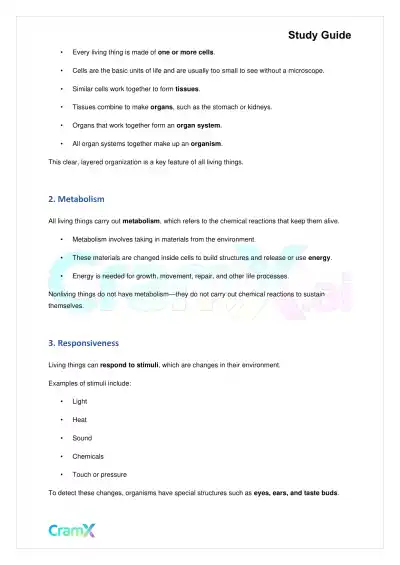 Biology - The Science of Biology - Page 3 preview image