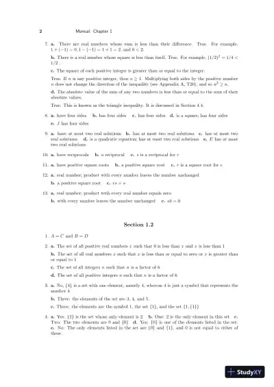 Solution Manual For Discrete Mathematics With Applications, 5th Edition - Page 3 preview image