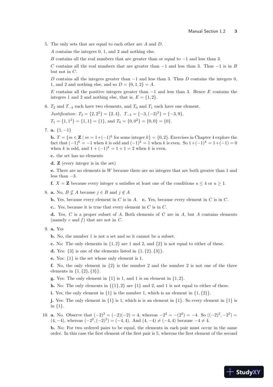 Solution Manual For Discrete Mathematics With Applications, 5th Edition, page 4