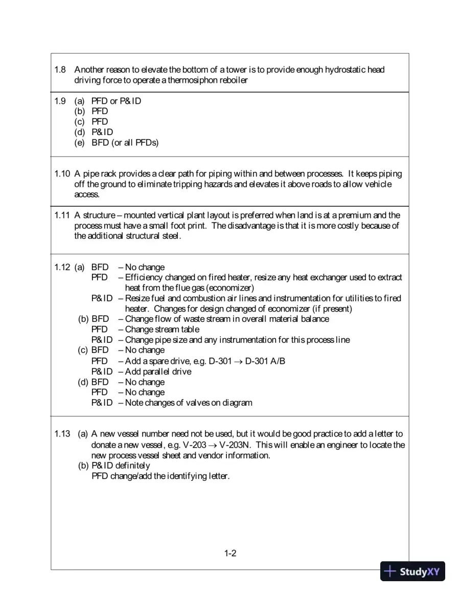 Solution Manual For Analysis, Synthesis And Design Of Chemical Processes, 4th Edition, page 4