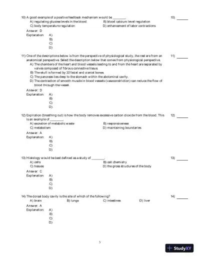 Anatomy and Physiology 6th Edition Test Bank - Page 4 preview image