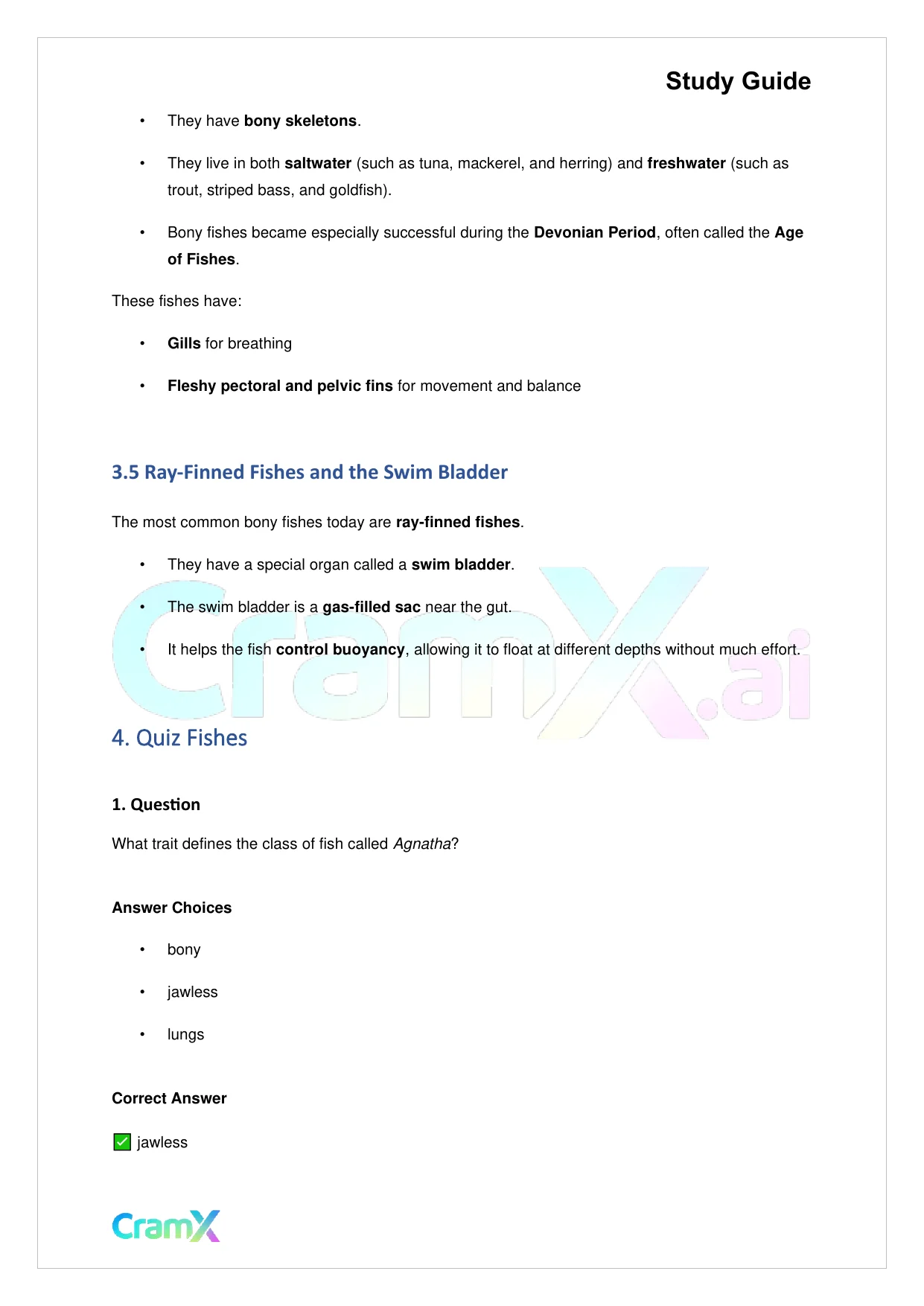 Biology - Animals Vertebrates - Page 5 preview image