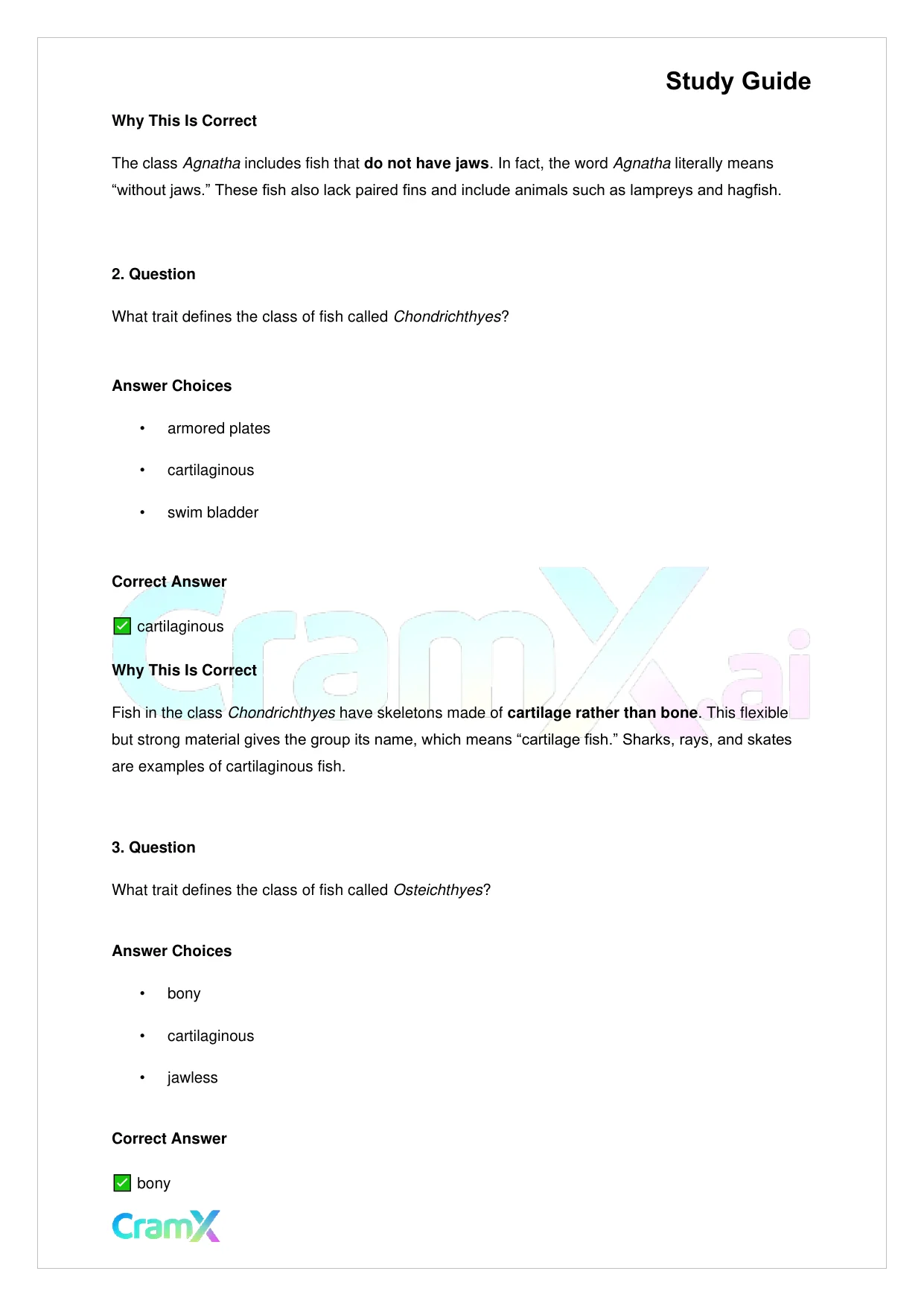 Biology - Animals Vertebrates - Page 6 preview image