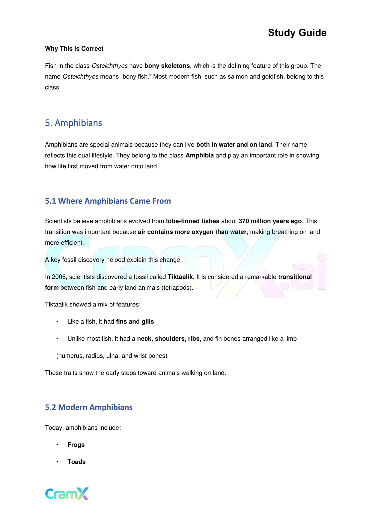 Biology - Animals Vertebrates - Page 7 preview image