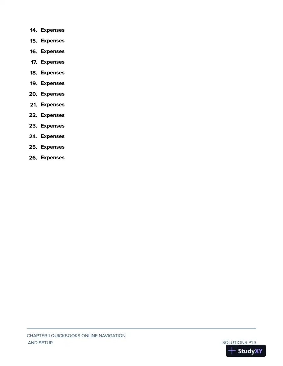 Solution Manual For Computer Accounting with QuickBooks Online, 2nd Edition, page 11