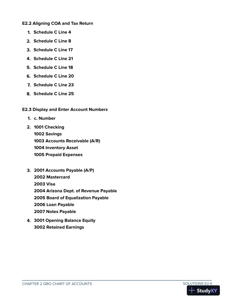 Solution Manual For Computer Accounting with QuickBooks Online, 2nd Edition, page 15