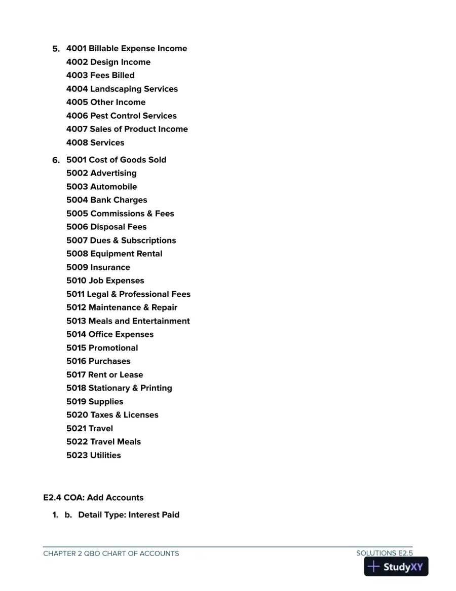 Solution Manual For Computer Accounting with QuickBooks Online, 2nd Edition, page 16