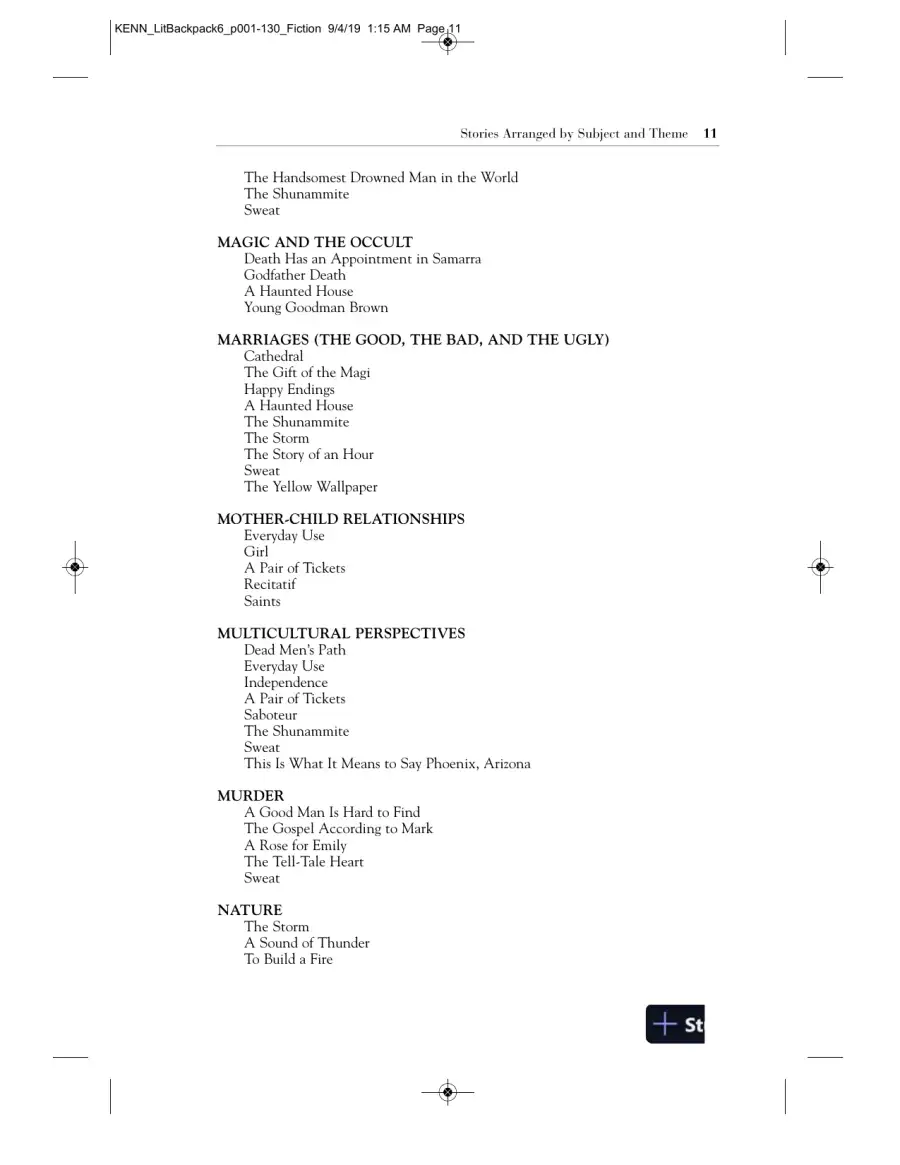 Backpack Literature: An Introduction to Fiction, Poetry, Drama, and Writing, 6th Edition Solution Manual, page 15