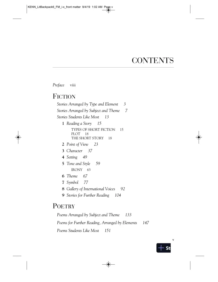 Backpack Literature: An Introduction to Fiction, Poetry, Drama, and Writing, 6th Edition Solution Manual, page 3