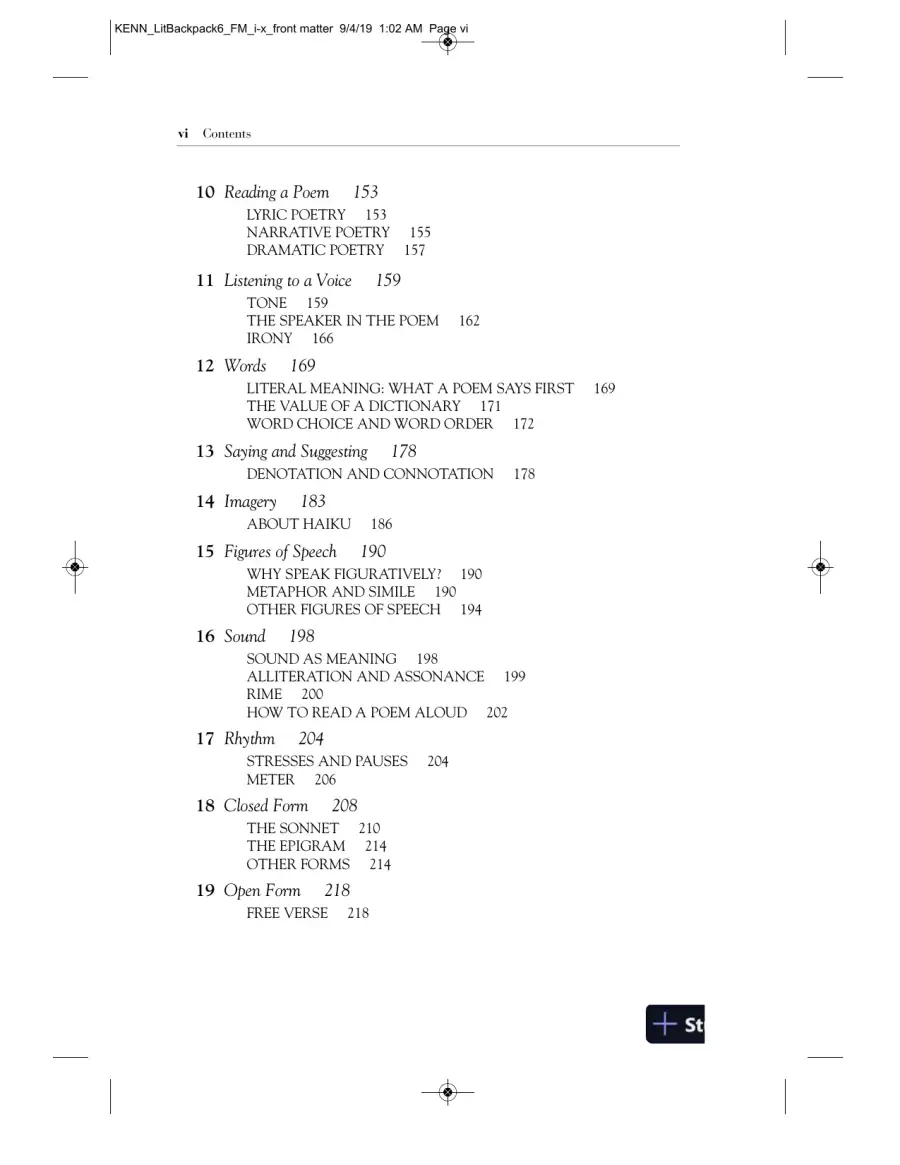 Backpack Literature: An Introduction to Fiction, Poetry, Drama, and Writing, 6th Edition Solution Manual, page 4
