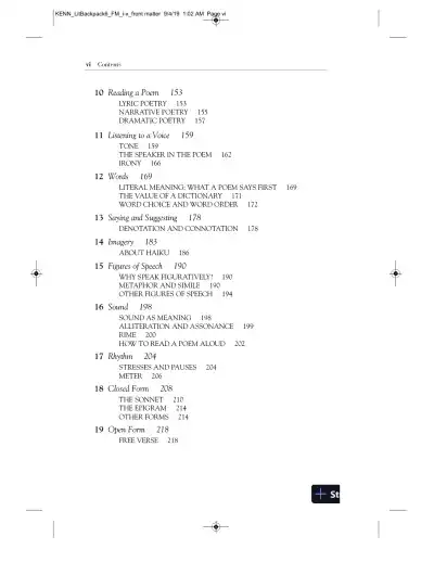 Backpack Literature: An Introduction to Fiction, Poetry, Drama, and Writing, 6th Edition Solution Manual - Page 4 preview image