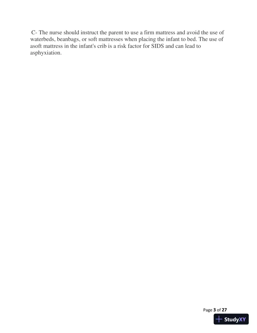 2023-2024 ATI Peds Proctored Final Exam with Answers (60 Solved Questions), page 4