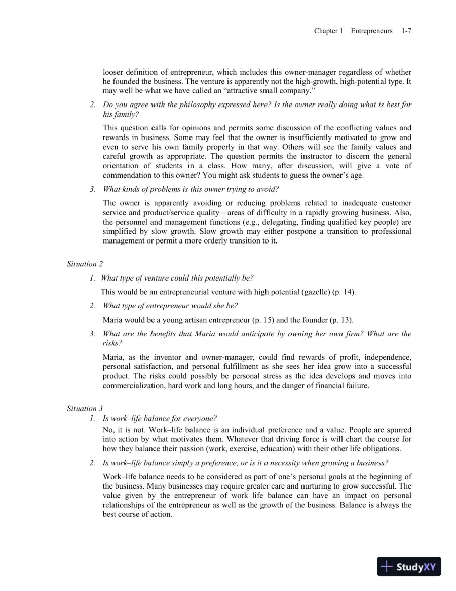 Small Business Management, Sixth Canadian Edition Solution Manual, page 13