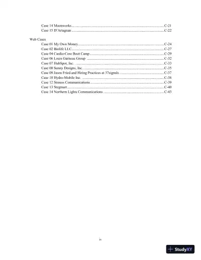 Small Business Management, Sixth Canadian Edition Solution Manual - Page 4 preview image