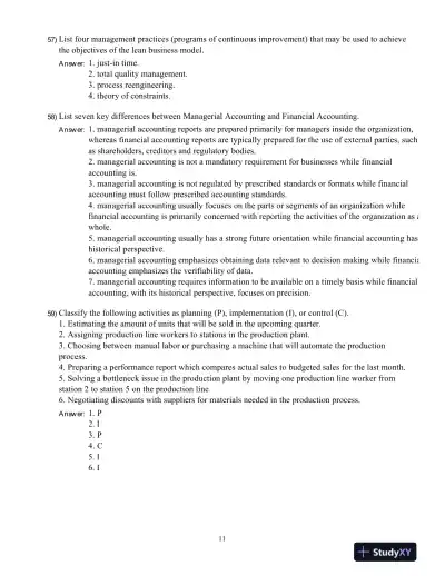 Introduction To Managerial Accounting, Fifth Canadian Edition Test Bank - Page 12 preview image