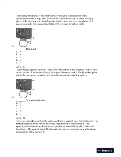 The Developing Human: Clinically Oriented Embryology, 9th Edition Test Bank - Page 11 preview image