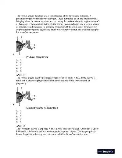 The Developing Human: Clinically Oriented Embryology, 9th Edition Test Bank - Page 8 preview image