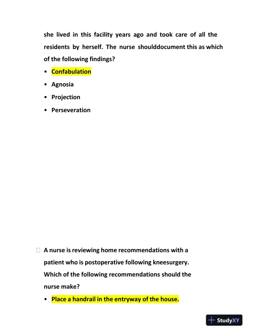 2023-2024 ATI RN Clinical Analysis Comprehensive Predictor Exam With Answers (173 Solved Questions), page 10
