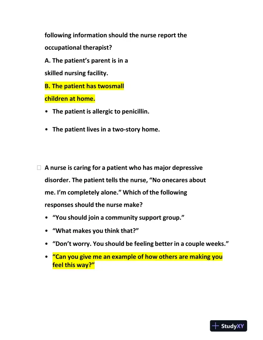 2023-2024 ATI RN Clinical Analysis Comprehensive Predictor Exam With Answers (173 Solved Questions), page 8