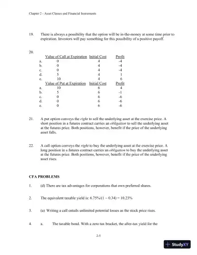 Solution Manual For Investments, 12th Edition - Page 12 preview image