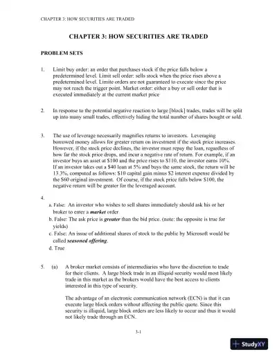 Solution Manual For Investments, 12th Edition - Page 14 preview image