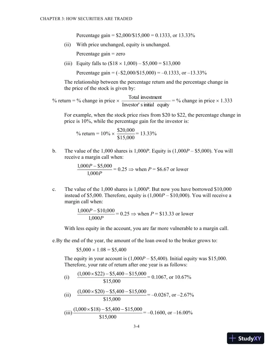 Solution Manual For Investments, 12th Edition, page 17