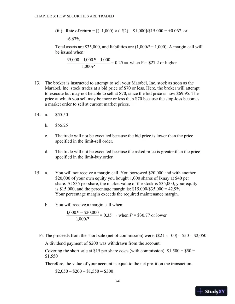 Solution Manual For Investments, 12th Edition, page 19