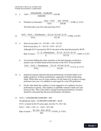 Solution Manual For Investments, 12th Edition - Page 23 preview image