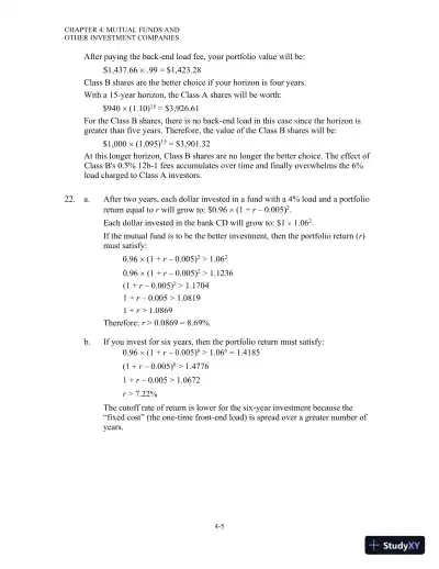 Solution Manual For Investments, 12th Edition - Page 25 preview image