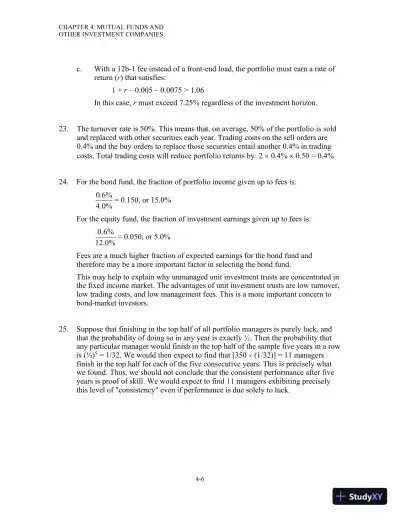 Solution Manual For Investments, 12th Edition - Page 26 preview image