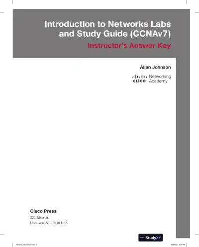Solution Manual for Introduction to Networks Labs and Study Guide (CCNAv7) - Page 1 preview image