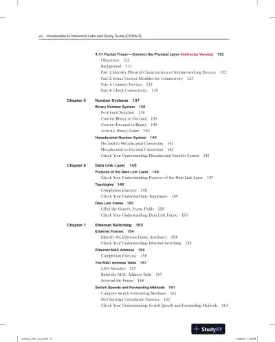 Solution Manual for Introduction to Networks Labs and Study Guide (CCNAv7) - Page 10 preview image