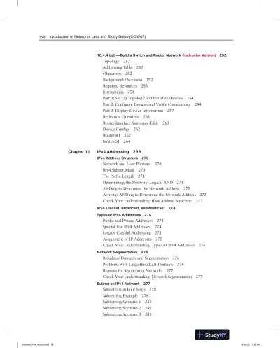 Solution Manual for Introduction to Networks Labs and Study Guide (CCNAv7) - Page 14 preview image