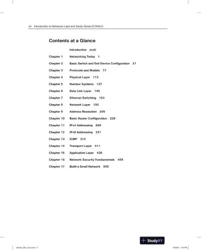 Solution Manual for Introduction to Networks Labs and Study Guide (CCNAv7) - Page 4 preview image