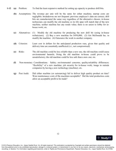 Solution Manual For Engineering Economy, 15th Edition - Page 14 preview image