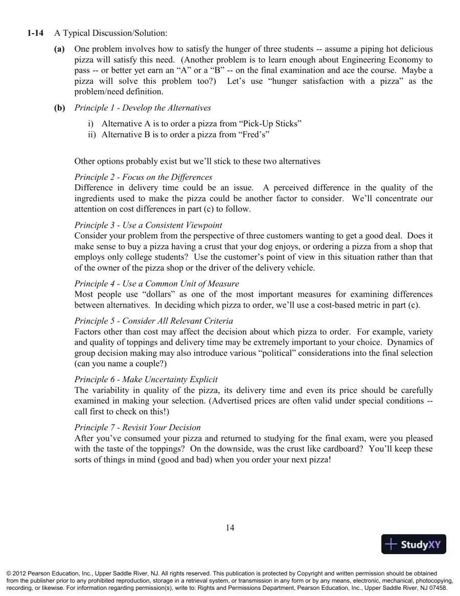 Solution Manual For Engineering Economy, 15th Edition, page 16