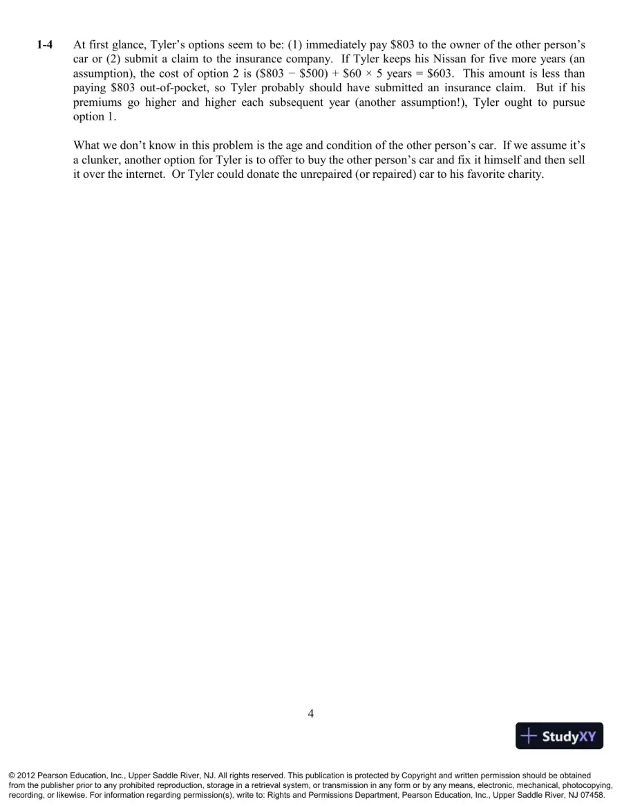 Solution Manual For Engineering Economy, 15th Edition, page 6