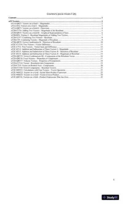 Solution Manual for Newtonian Tasks Inspired by Physics Education Research: nTIPERs, 1st Edition - Page 14 preview image