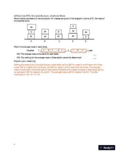 Solution Manual for Newtonian Tasks Inspired by Physics Education Research: nTIPERs, 1st Edition - Page 6 preview image
