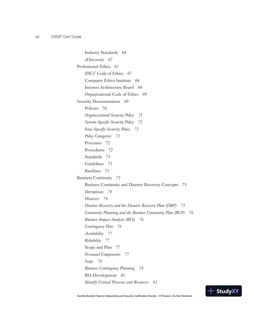 CISSP Cert Guide (2022), page 10