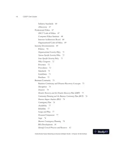 CISSP Cert Guide (2022) - Page 10 preview image