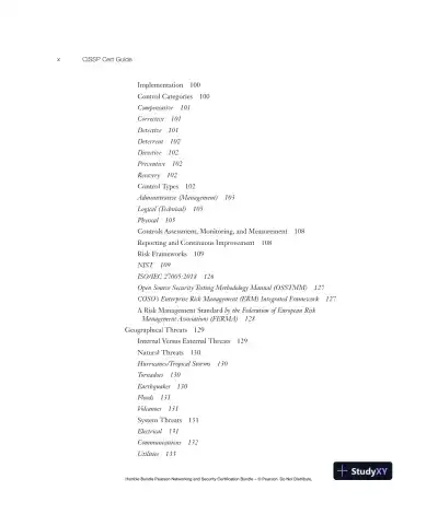 CISSP Cert Guide (2022) - Page 12 preview image